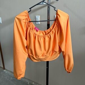Orange Women's Top
